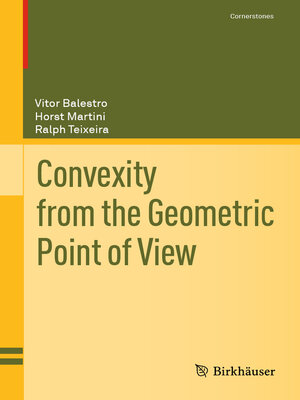 cover image of Convexity from the Geometric Point of View